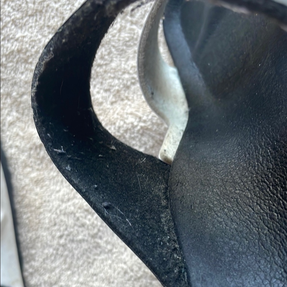 Birkenstock 42 Black/White Slide Sandal - Picture 9 of 10